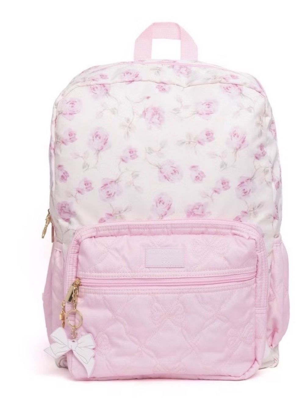 LoveShackFancy pink Backpack Rosa Ribbon Sterling dusk
